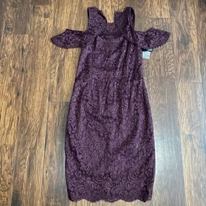 Gorgeous WHBM Cold Shoulder Formal Dress